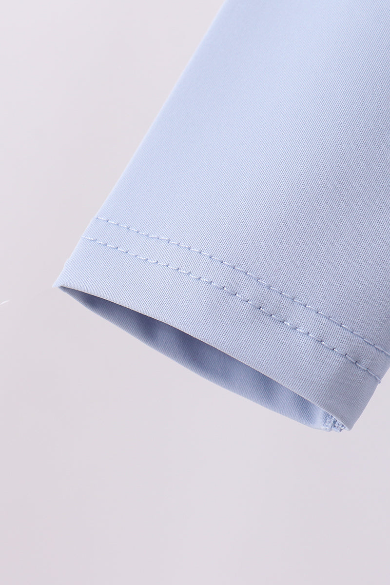 Blue active  flare pants set